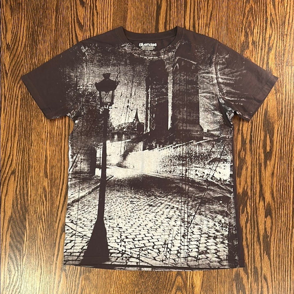 Vintage Y2K All Over Print Emo T-Shirt